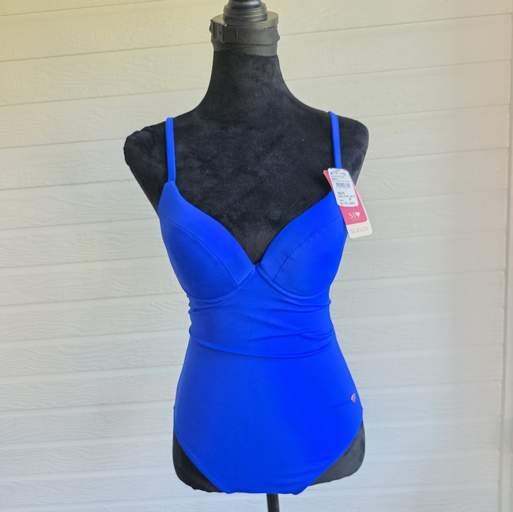 St. Even Royal Blue One-Piece Swimsuit